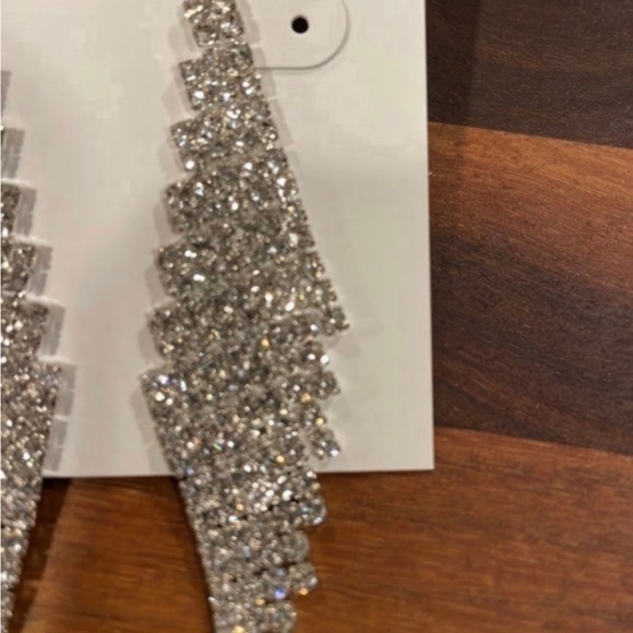 Rhinestone Earrings - Picture 2 of 3